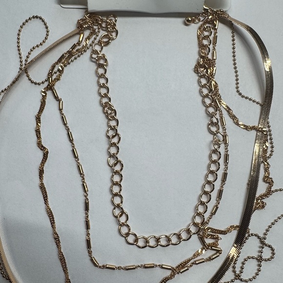 Call It Spring Gold Multi-Layer Necklace - Picture 4 of 4